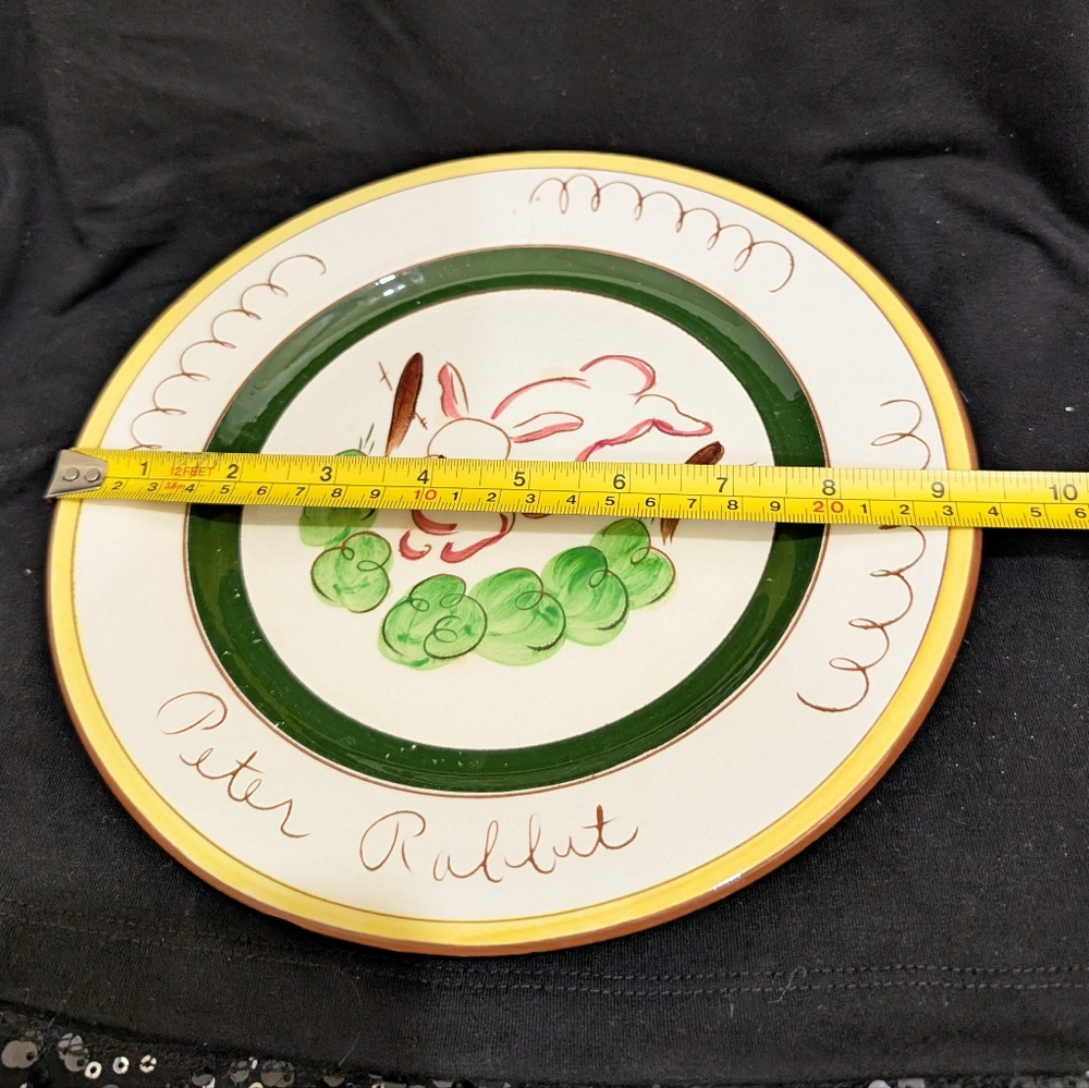 Kid pottery plate